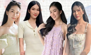 Trang phục đời thường của Á hậu Phương Anh: Dịu dàng, chuẩn tiêu chí Miss International