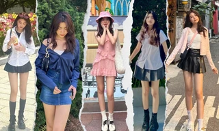 Phong cách thời trang năng động của Hạt Dẻ - con gái út MC Quyền Linh