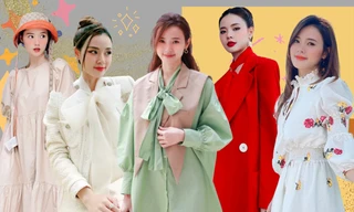 Đâu cần diện đồ xẻ bạo, Midu mặc kín cổng cao tường vẫn thu hút mọi ánh nhìn