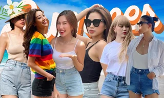 7749 cách phối đồ xịn đét với quần soóc jeans từ Hoa hậu Thùy Tiên, Tiểu Vy, Châu Bùi