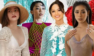 Sao Việt chuộng mốt "lưới đánh cá": Hoa hậu H'Hen Niê kín đáo, Hồ Ngọc Hà cân mọi phong cách