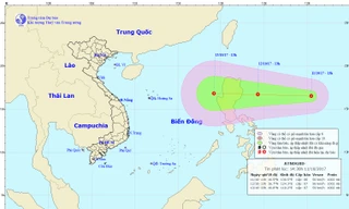 Áp thấp nhiệt đới nhiều khả năng sẽ vào biển Đông trong vài ngày tới