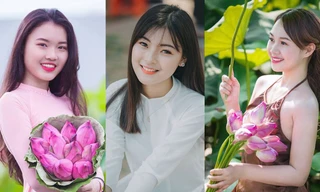 Ngắm nữ sinh xinh đẹp cuộc thi Imiss Thăng Long 2018