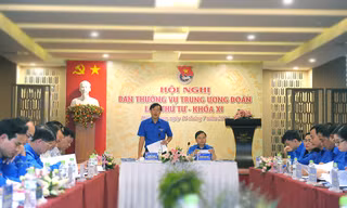 Bí thư thứ nhất T.Ư Đoàn Lê Quốc Phong chủ trì hội nghị