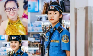 Nữ bảo vệ siêu thị ở Nghệ An gây sốt cộng đồng mạng