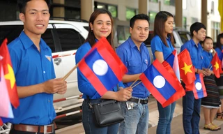 Gặp gỡ hữu nghị thanh niên là hoạt động góp phần giáo dục cho thanh niên hai nước về tình đoàn kết đặc biệt Việt Nam - Lào (ảnh: Xuân Tùng)