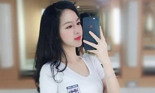 Ngắm vẻ đẹp căng tràn thanh xuân của thiếu nữ cổ động tuyển Anh