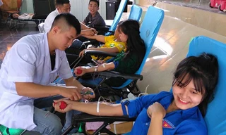 Tuổi trẻ Cửa Lò tham gia hiến máu