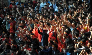 Hàng nghìn sinh viên tiếp sức cho tuyển U23 Việt Nam