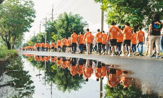 Chinh phục 13 vòng Trái đất gây quỹ xây dựng sân chơi thiếu nhi