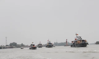 Lực lượng Cảnh sát đường thủy ra quân thực hiện cao điểm