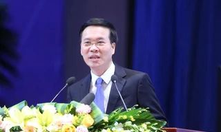 Đồng chí Võ Văn Thưởng, Ủy viên Bộ Chính trị, Bí thư T.Ư Đảng, Trưởng ban Tuyên giáo T.Ư dự và trao đổi chuyên đề với các đại biểu dự Đại hội đại biểu toàn quốc Hội LHTN Việt Nam lần thứ VIII nhiệm kỳ 2019 – 2024. Ảnh: Mạnh Thắng