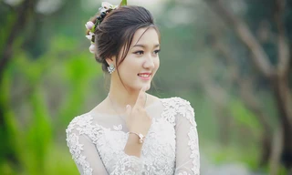 Thí sinh iMiss Thăng Long bất ngờ khoác áo cưới trước đêm chung kết