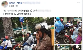 Câu chuyện gặp tỷ phú trên đường gây bão mạng