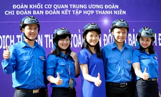 T.Ư Đoàn hưởng ứng chiến dịch đội mũ bảo hiểm đạt chuẩn