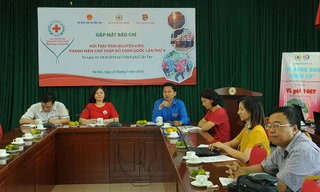 Chương trình họp báo giới thiệu Hội trại Tình nguyện viên, thanh niên Chữ thập đỏ toàn quốc lần thứ V