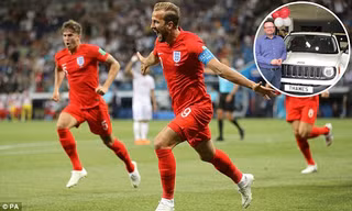 Auto Trader mất 156.000 Bảng vì treo thưởng cho mỗi lần Anh ghi bàn.