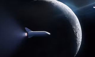 Hình ảnh render của tàu vũ trụ BFR.