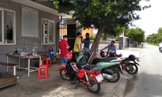 Hiện trường nơi xảy ra vụ việc.