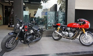 Loạt xe mô tô khủng của Triumph 'khoe mã' tại Hà Nội