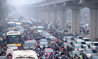 Chất lượng không khí tại Hà Nội tiếp tục giảm.