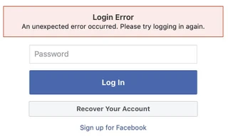Người dùng Facebook sợ bị hack vì tài khoản bỗng nhiên đăng xuất.