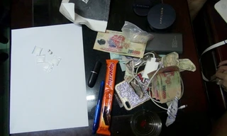 Tang vật ma túy do hai "kiều nữ" tàng trữ bị công an phát hiện, thu giữ