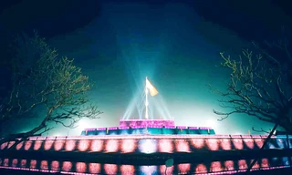 Kỳ đài Huế đẹp ngỡ ngàng chờ đón Tết Mậu Tuất 2018