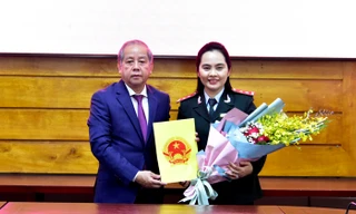 Bà Đinh Thị Như Hiền - nữ Phó chánh Thanh tra tỉnh TT-Huế vừa được bổ nhiệm.