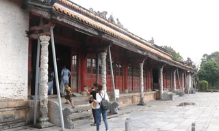 Mặt trước điện Thái Hòa. Ảnh: Ngọc Văn 