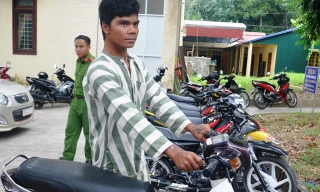 Nghi phạm Nguyễn Văn Tài cùng tang vật