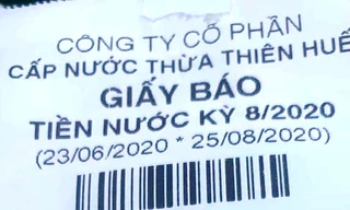 ‘Choáng váng’ giấy báo tiền nước hơn 42 triệu đồng của 1 hộ gia đình