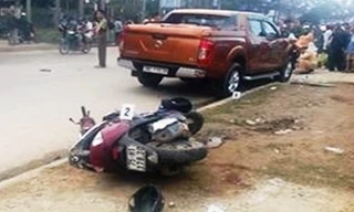 Hiện trường vụ tai nạn