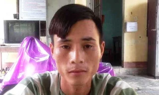 Đối tượng Lê Hưng tại cơ quan công an