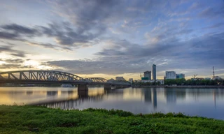 Đoàn công tác thăm khu vực giải tỏa dân Thượng thành Huế.