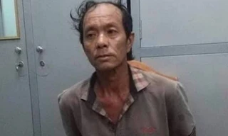 Nguyễn Tấn Hiệp tại công an.