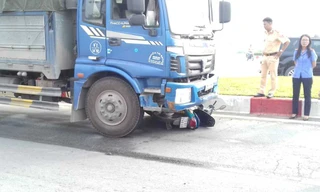 Hiện trường tai nạn.