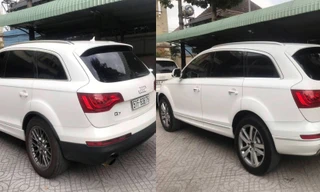 Hai xe sang Audi Q7 "đụng hàng", trùng biển số.