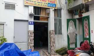 Khu nhà trọ xảy ra vụ việc.