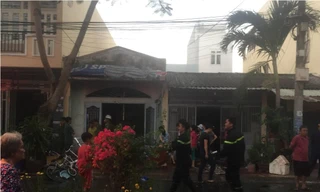 Hiện trường vụ cháy.