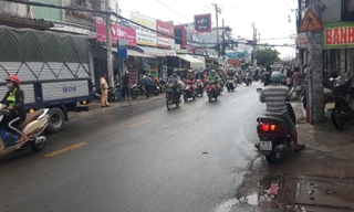 Khu vực xảy ra vụ tai nạn.