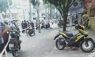 Hiện trường vụ việc.