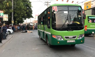 Hiện trường vụ tai nạn.