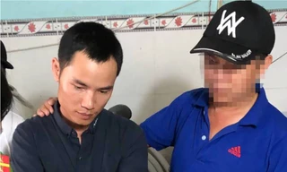 Lưu Văn Tín tại công an.