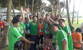 Hơn 100 VĐV Nestle Milo chinh phục đường đua Tiền Phong Marathon 2019
