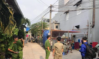 Công an phong toả hiện trường, điều tra vụ việc.