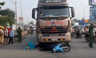 Hiện trường tai nạn.