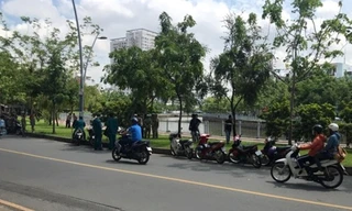 Lực lượng chức năng điều tra vụ việc.