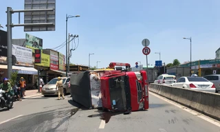 Hiện trường tai nạn.