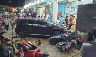 Hiện trường vụ tai nạn.